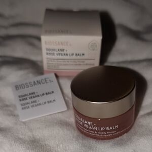 Biossance Squalane + Rose Vegan Lip Balm